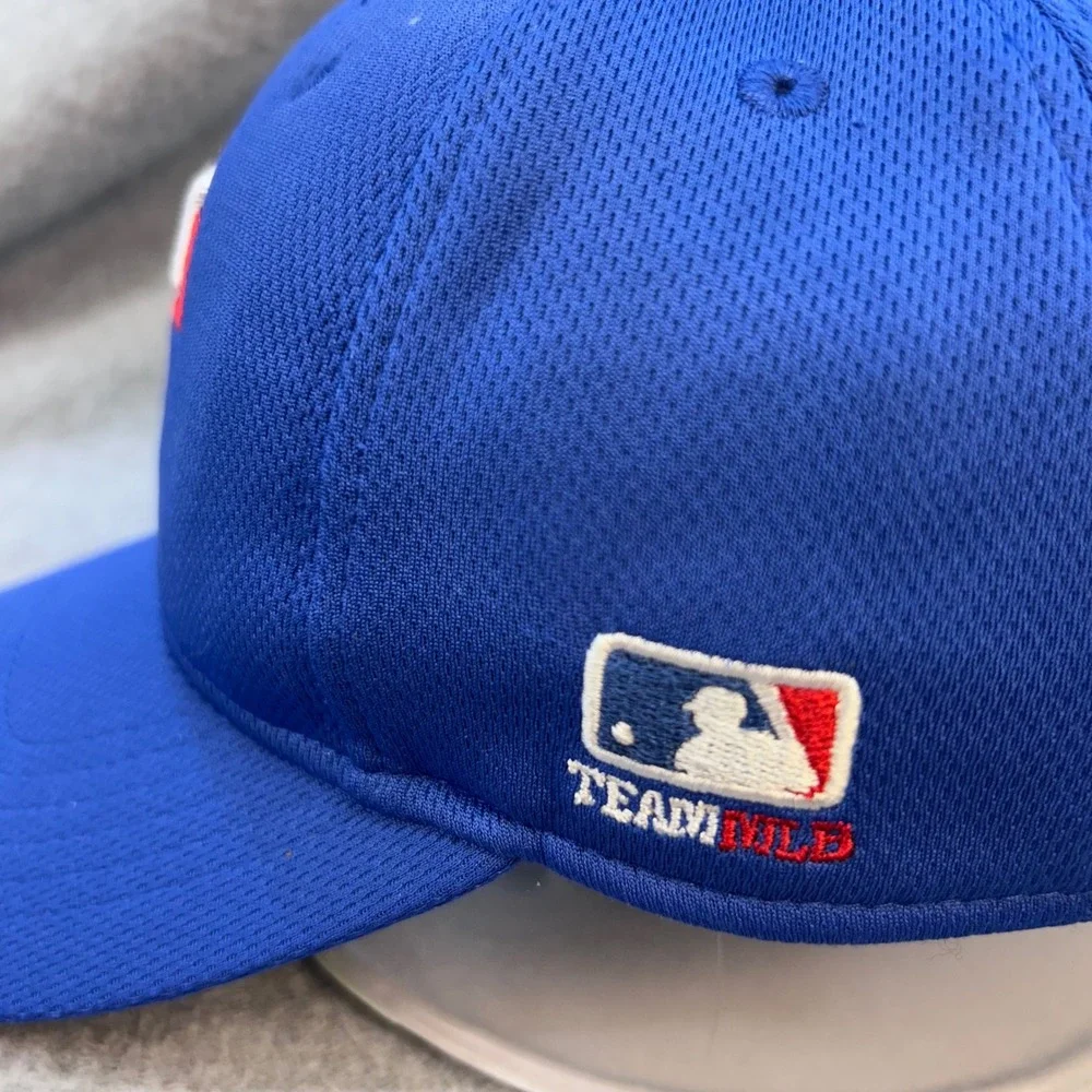 Texas Rangers Logo Youth Blue OC Sports MLB Baseball Hat Adjustable Strap OSFM